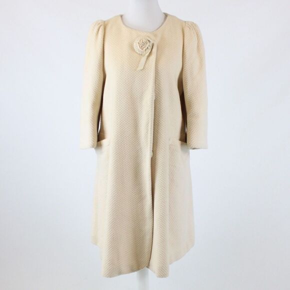 Ivory wool Hanii Y coat 16 46 - Picture 1 of 8